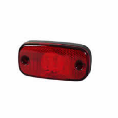 Durite 0-168-55 Red LED Rear Marker Lamp with Reflex Reflector and Superseal Plug - 24V PN: 0-168-55